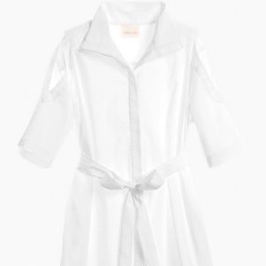 Chico’s Cold Shoulder Poplin Shirt